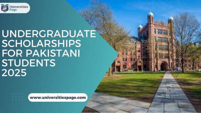 Undergraduate scholarships for Pakistani students